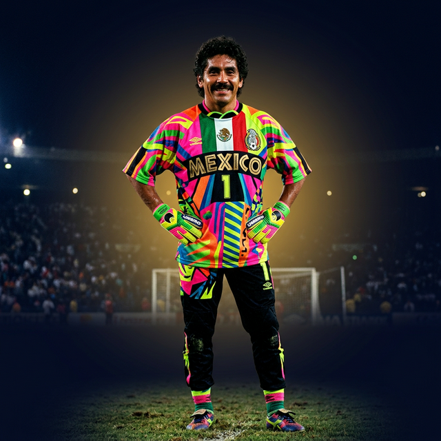 Jorge Campos, portero de México