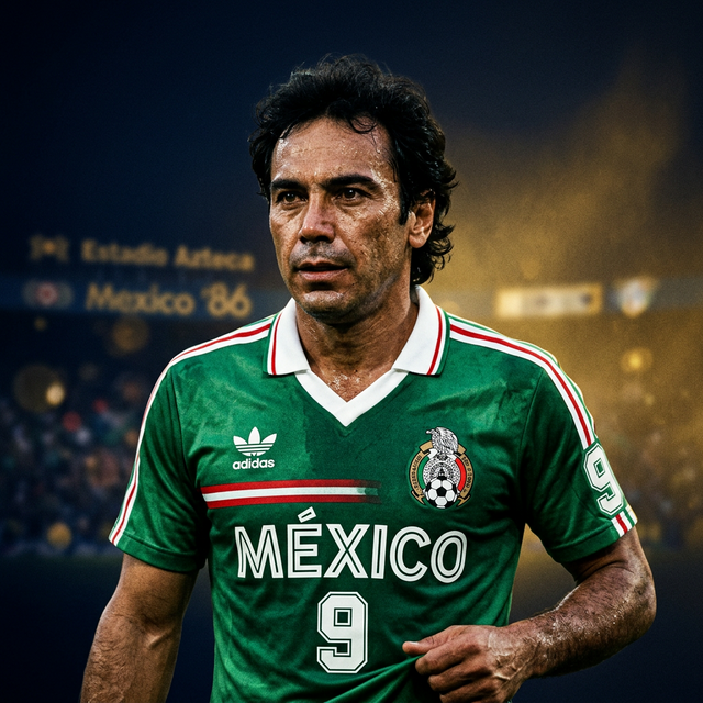 Hugo Sánchez, delantero histórico de México