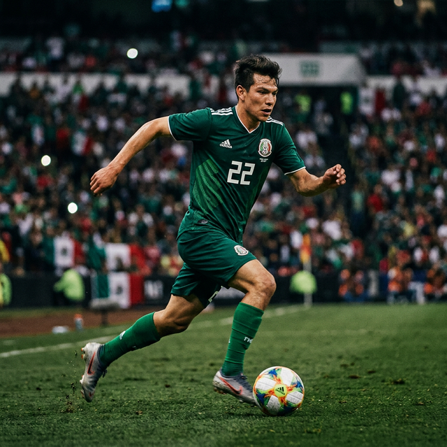 Hirving Lozano, extremo de México
